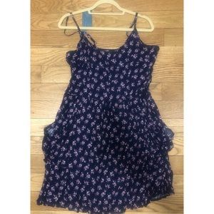 3/$22 Forever 21 Plus Size 2X Blue Floral Sundress